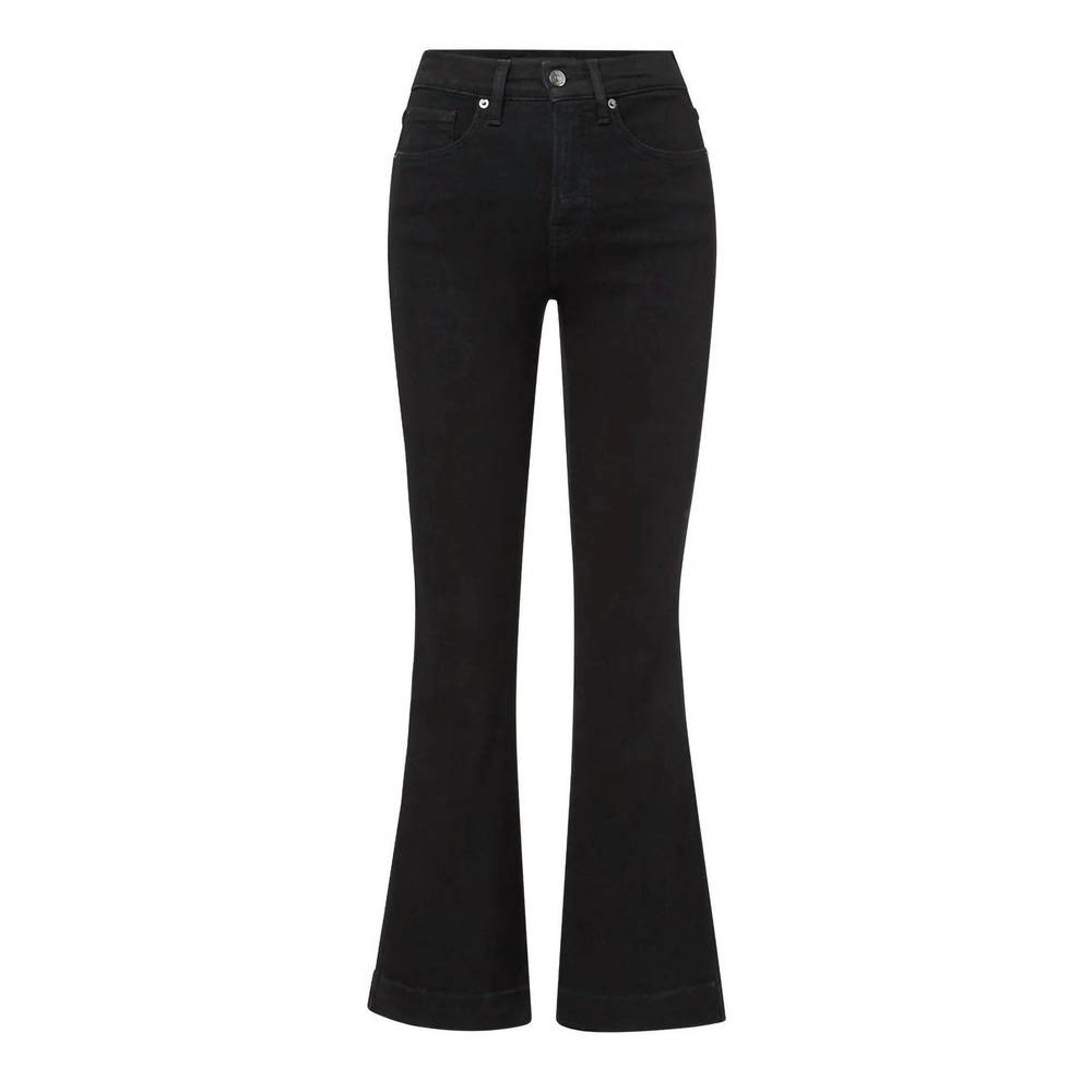 NEW VERONICA BEARD carson ankle flare jean in onyx - Picture 4 of 4